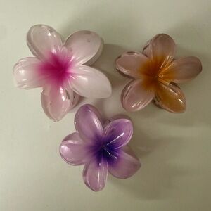 Set of 3 assorted hair clips
